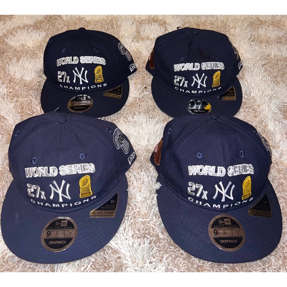 Rare NY Yankees hat, made with patches. Stylish and fun!